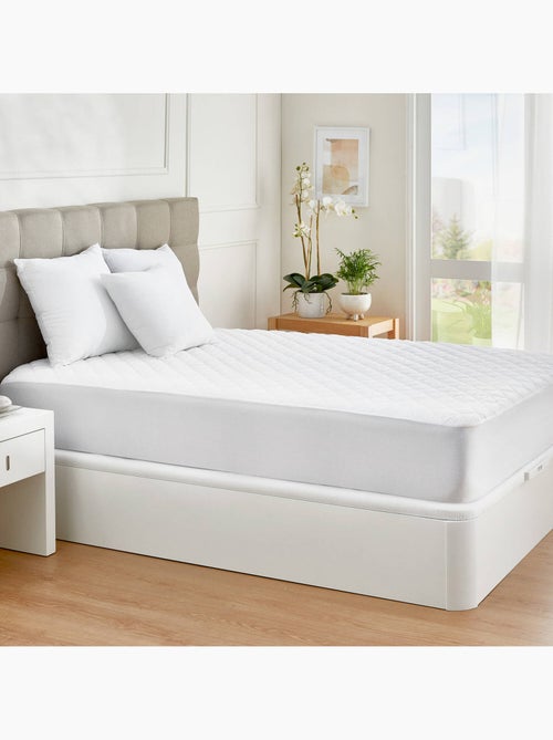 Protector colchón -Impermeable - Antiácaros - Hasta 32 cm - Kiabi
