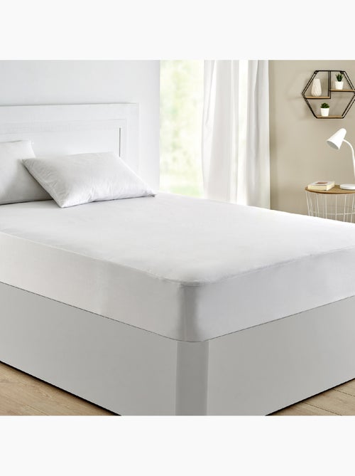 Protector colchón 100% algodón - HOME - Aloe Vera - Hasta 32 cm - Kiabi