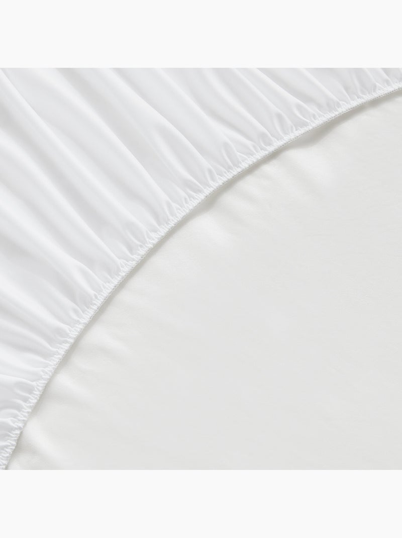 Protector colchón 100% algodón -Aloe Vera - Hasta 32 cm Blanco - Kiabi