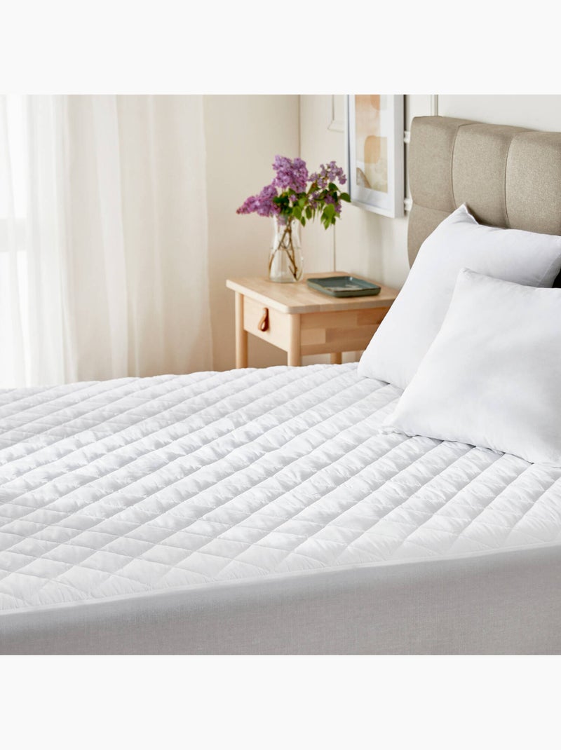 Protector colchón Aloe Vera-Impermeable - Hasta 32 cm Blanco - Kiabi