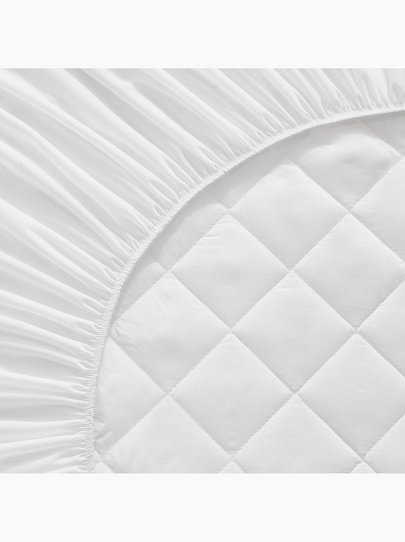 Protector colchón Aloe Vera-Impermeable - Hasta 32 cm Blanco - Kiabi