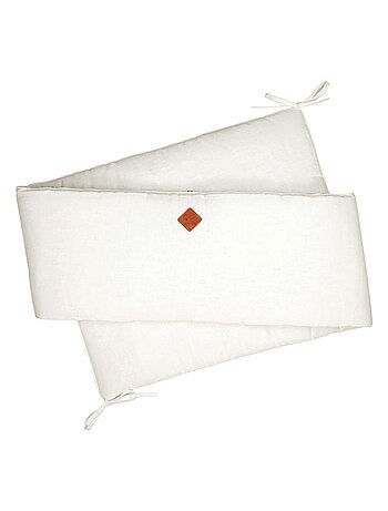 Protector cuna bebé desenfundable lino - SEVIRA KIDS