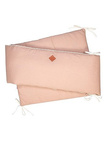 Protector cuna bebé desenfundable lino | SEVIRA KIDS