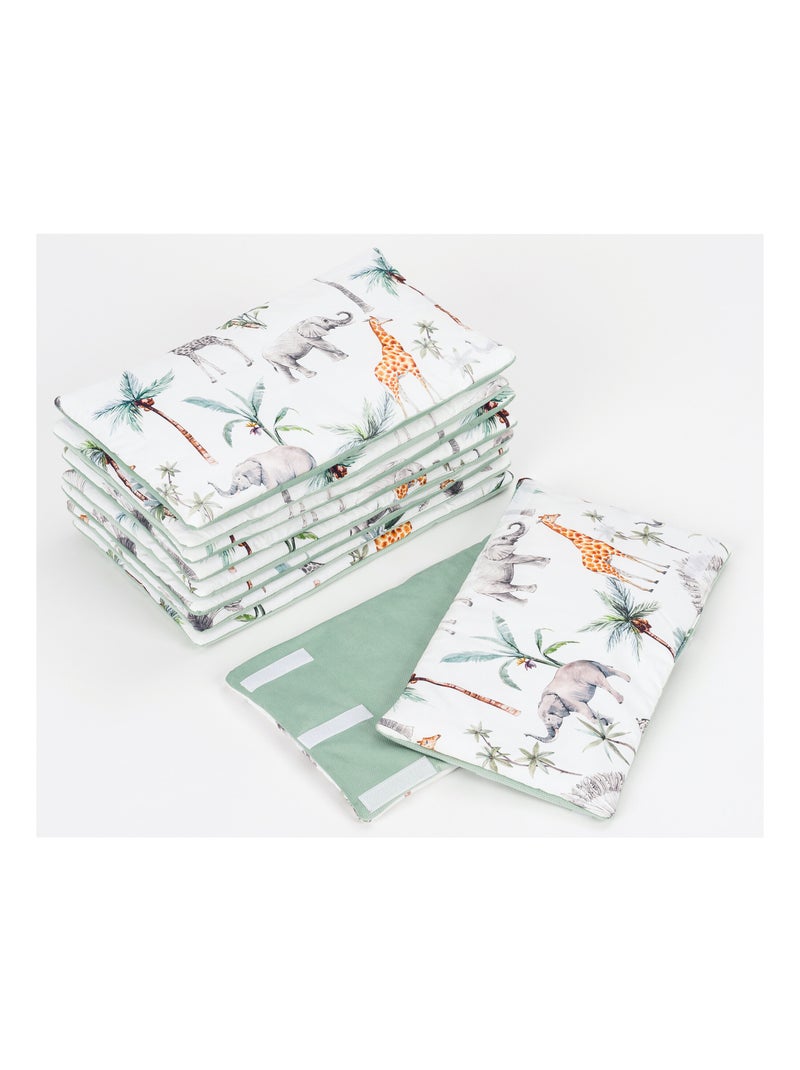 Protector cuna bebé modular algodón | SEVIRA KIDS Verde - Kiabi