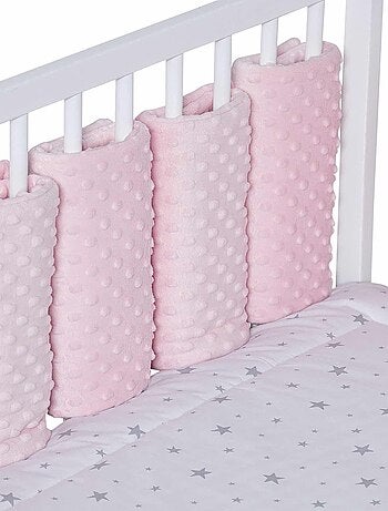 Protector cuna bebé modular minky terciopelo - SEVIRA KIDS