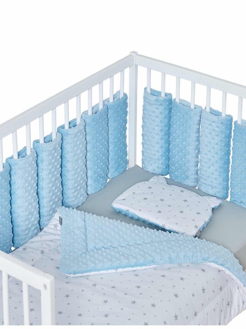 Protector cuna bebé modular minky terciopelo | SEVIRA KIDS - Kiabi