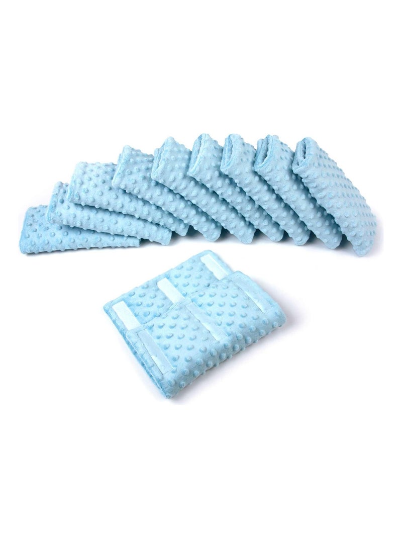 Protector cuna bebé modular minky terciopelo | SEVIRA KIDS Azul - Kiabi
