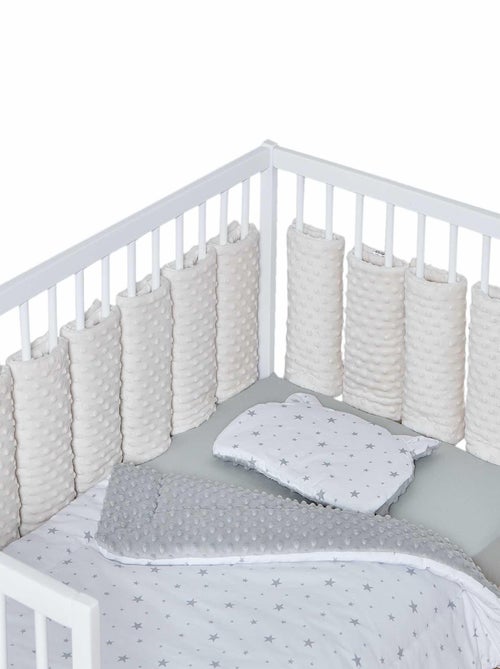 Protector cuna bebé modular minky terciopelo | SEVIRA KIDS - Kiabi