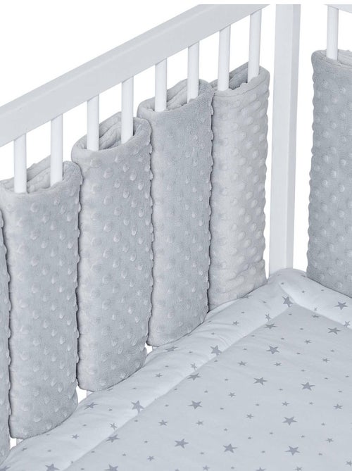 Protector cuna bebé modular minky terciopelo | SEVIRA KIDS - Kiabi
