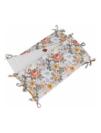 Protector cuna bebé reversible desenfundable algodón - SEVIRA KIDS