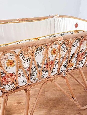 Protector cuna bebé reversible desenfundable algodón - SEVIRA KIDS