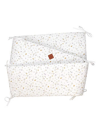 Protector cuna bebé reversible desenfundable algodón | SEVIRA KIDS