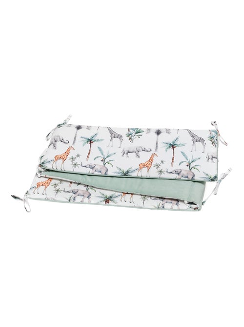 Protector cuna bebé reversible desenfundable algodón | SEVIRA KIDS - Kiabi