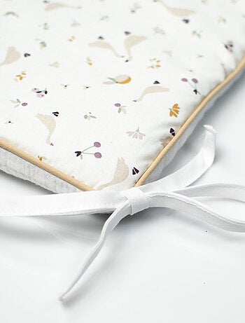 Protector cuna bebé reversible gasa algodón | SEVIRA KIDS