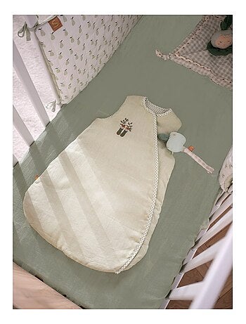 Protector de algodón verde lima - SAUTHON