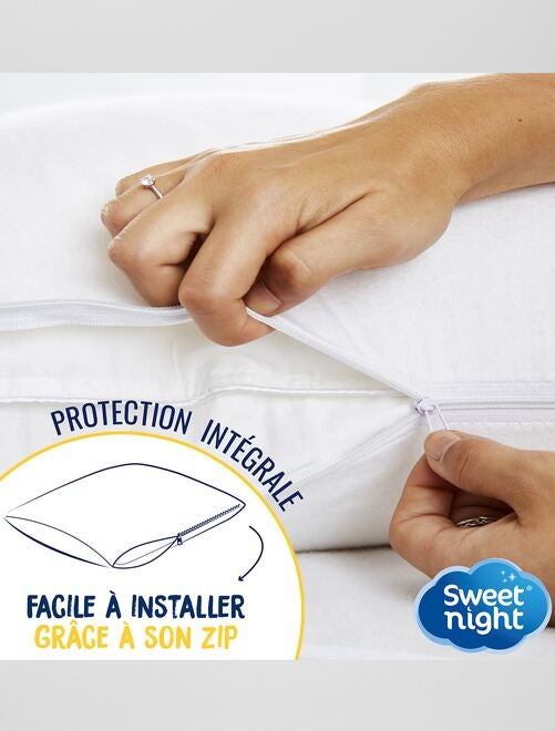 Protector de almohada de algodón impermeable antiácaros - Kiabi