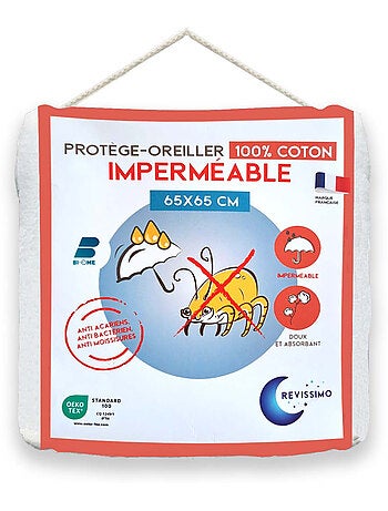 Protector de almohada impermeable de algodón REVISSIMO 50x70 cm – Future Home