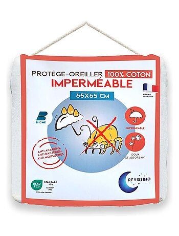 Protector de almohada impermeable de algodón REVISSIMO 50x70 cm – Future Home
