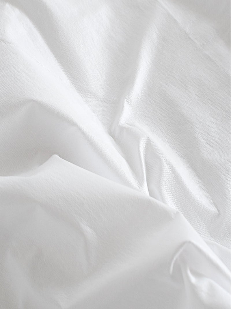 Protector de almohada impermeable Rizo algodón "Happyfriday" Blanco - Kiabi