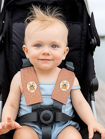 Protector de cinturón de seguridad de algodón orgánico