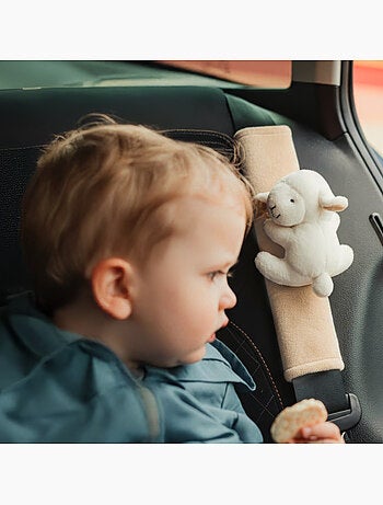 Protector de cinturón infantil ultrasuave con peluche | Cute