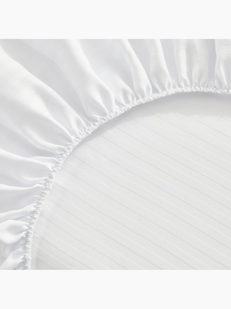 Protector de colchón -100% Algodón -Transpirable - Hasta 32 cm Blanco - Kiabi