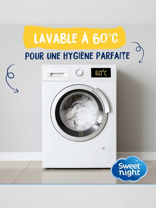 Protector de colchón de algodón impermeable antiácaros - Kiabi