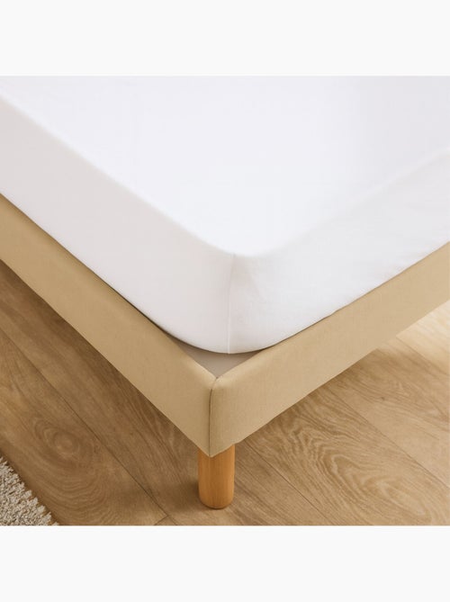 Protector de colchón de vellón 100% algodón antiácaros - Kiabi Protector de colchón de vellón 100% algodón antiácaros - Kiabi
