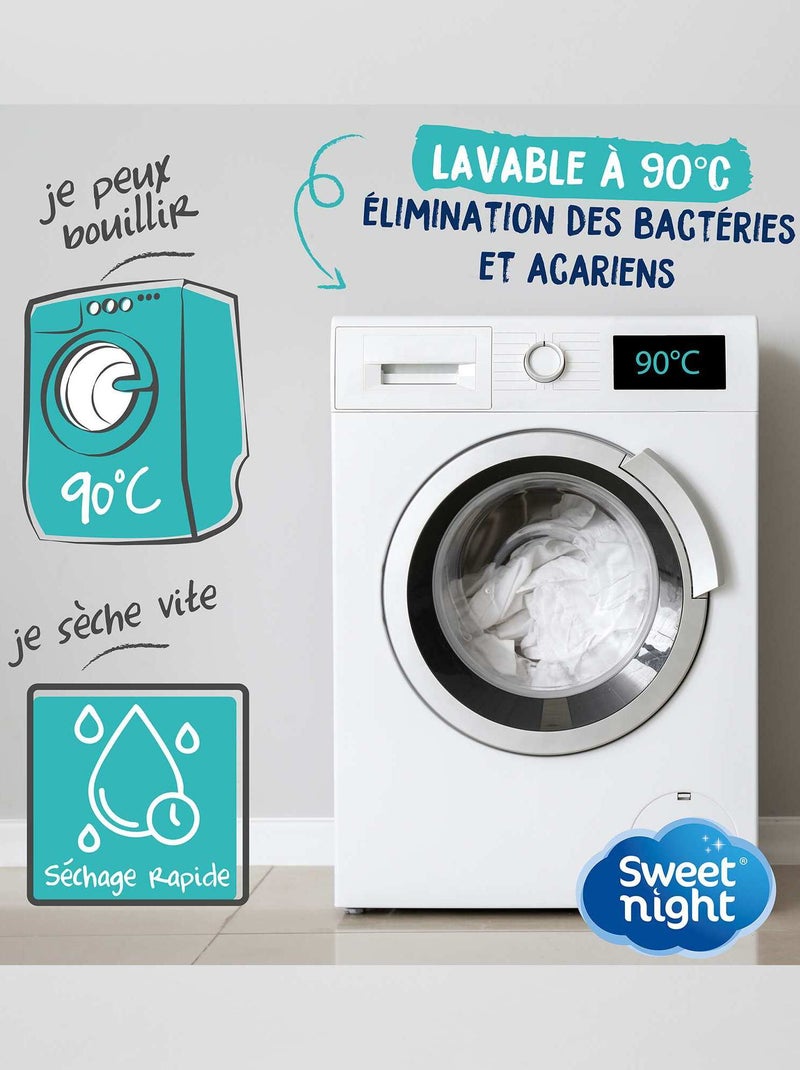 Protector de colchón impermeable blanco - Kiabi