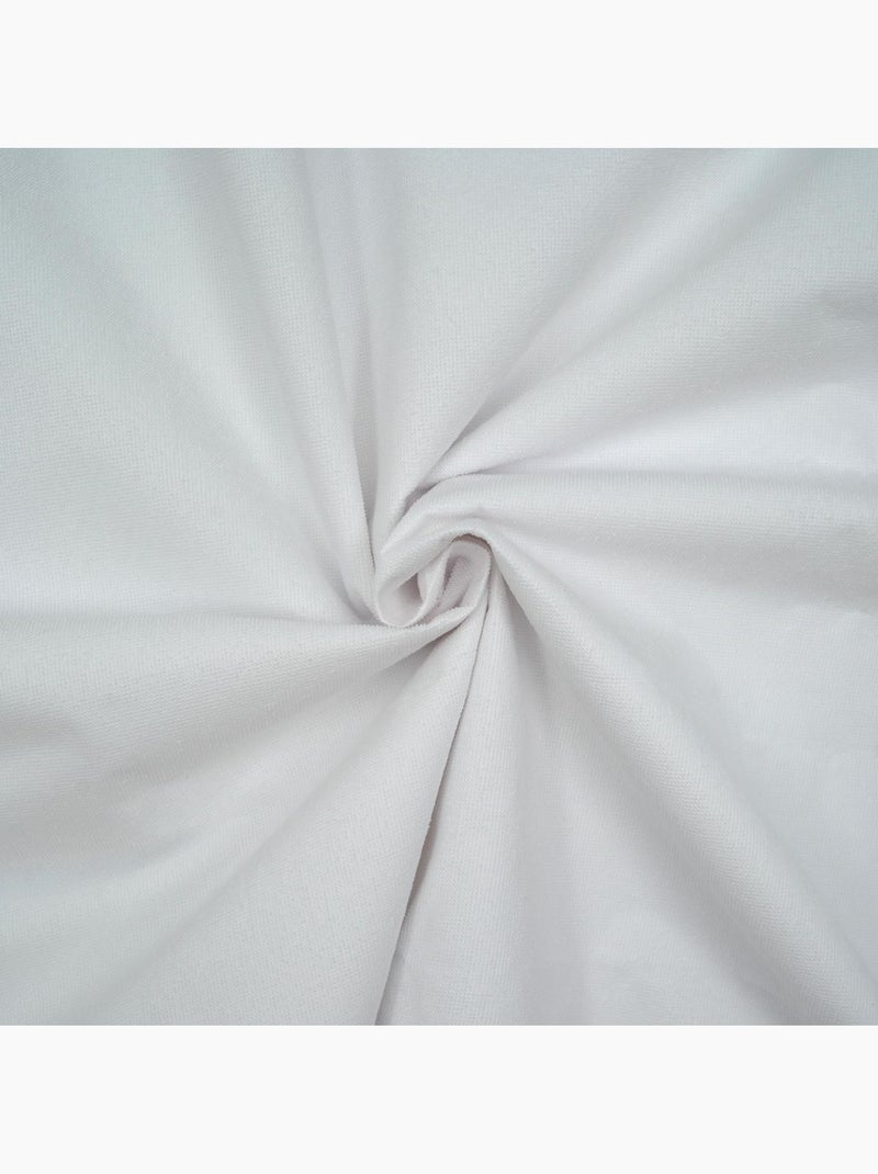 Protector de colchón impermeable con cara de esponja antiácaros Blanco - Kiabi