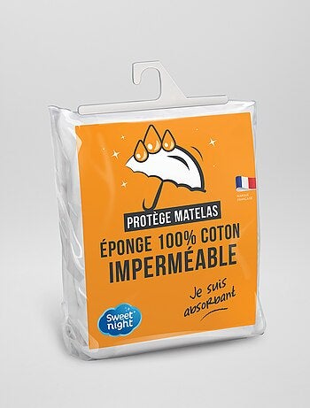 Protector de colchón impermeable de rizo