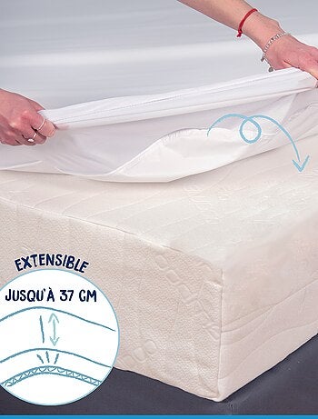 Protector de colchón impermeable de rizo