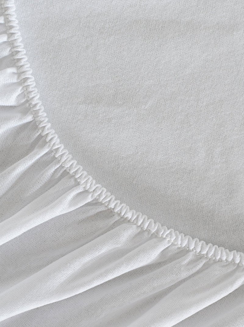 Protector de colchón impermeable Jersey algodón "Happyfriday" Blanco - Kiabi