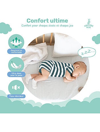 Protector de colchón impermeable para bebé 60 x 120 | SUPERBE BEBE