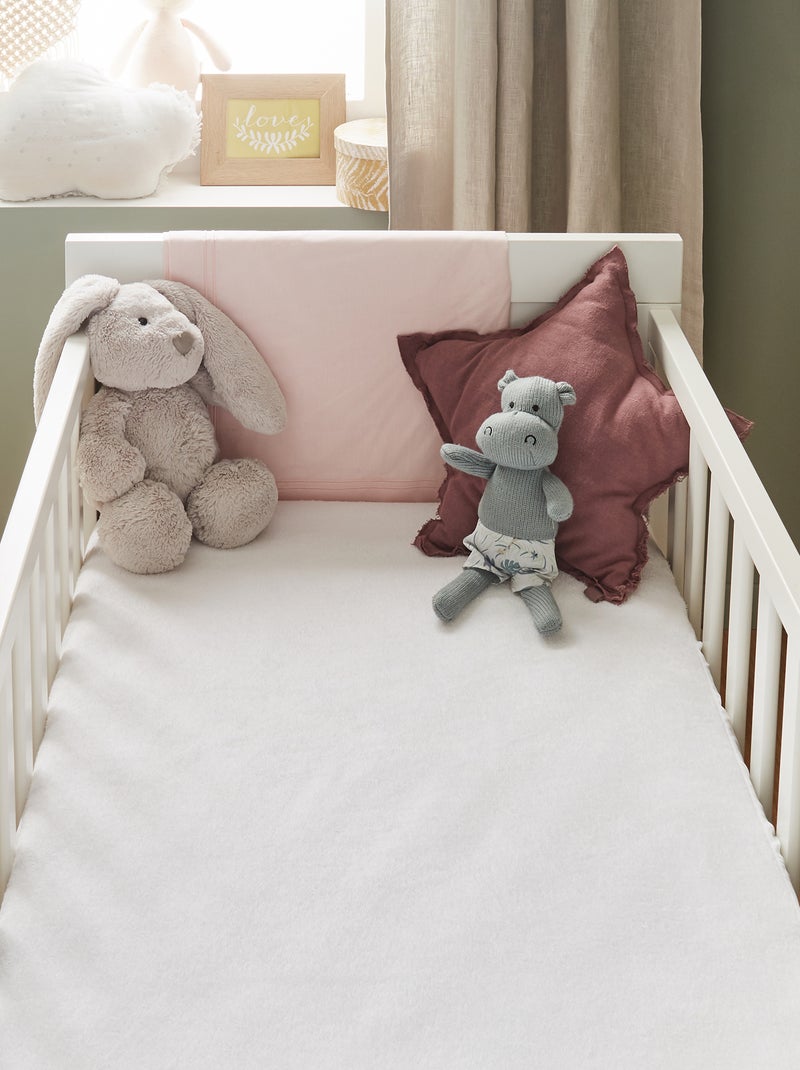 Protector de colchón impermeable para bebé BLANCO - Kiabi