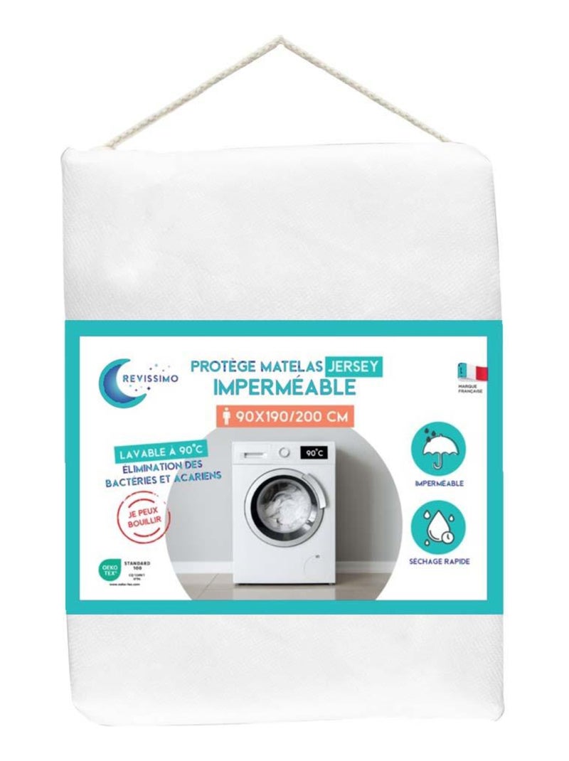 Protector de colchón integral antichinches REVISSIMO falda 27 cm  – Future Home Blanco - Kiabi