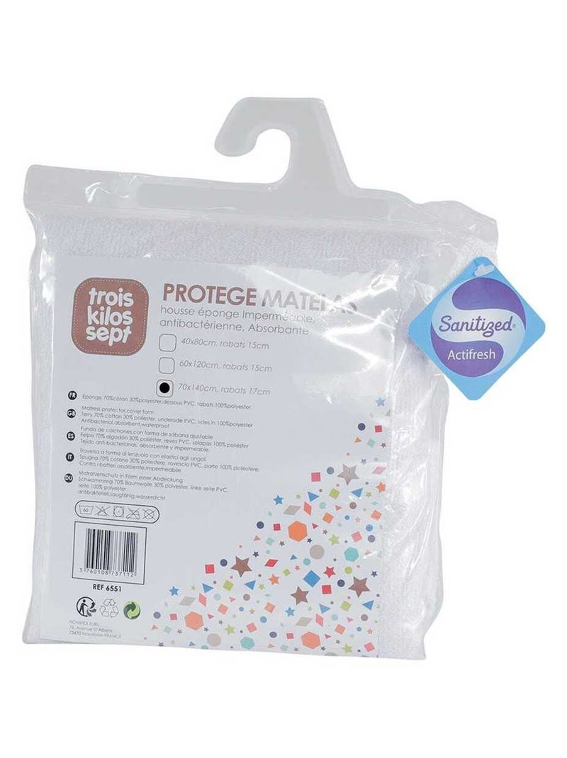 Protector de colchón para bebé Blanco - Kiabi
