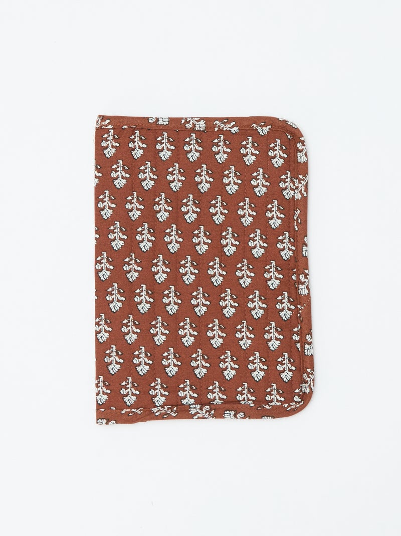 Protector de cuaderno acolchado - Kiabi Home Marron - Kiabi