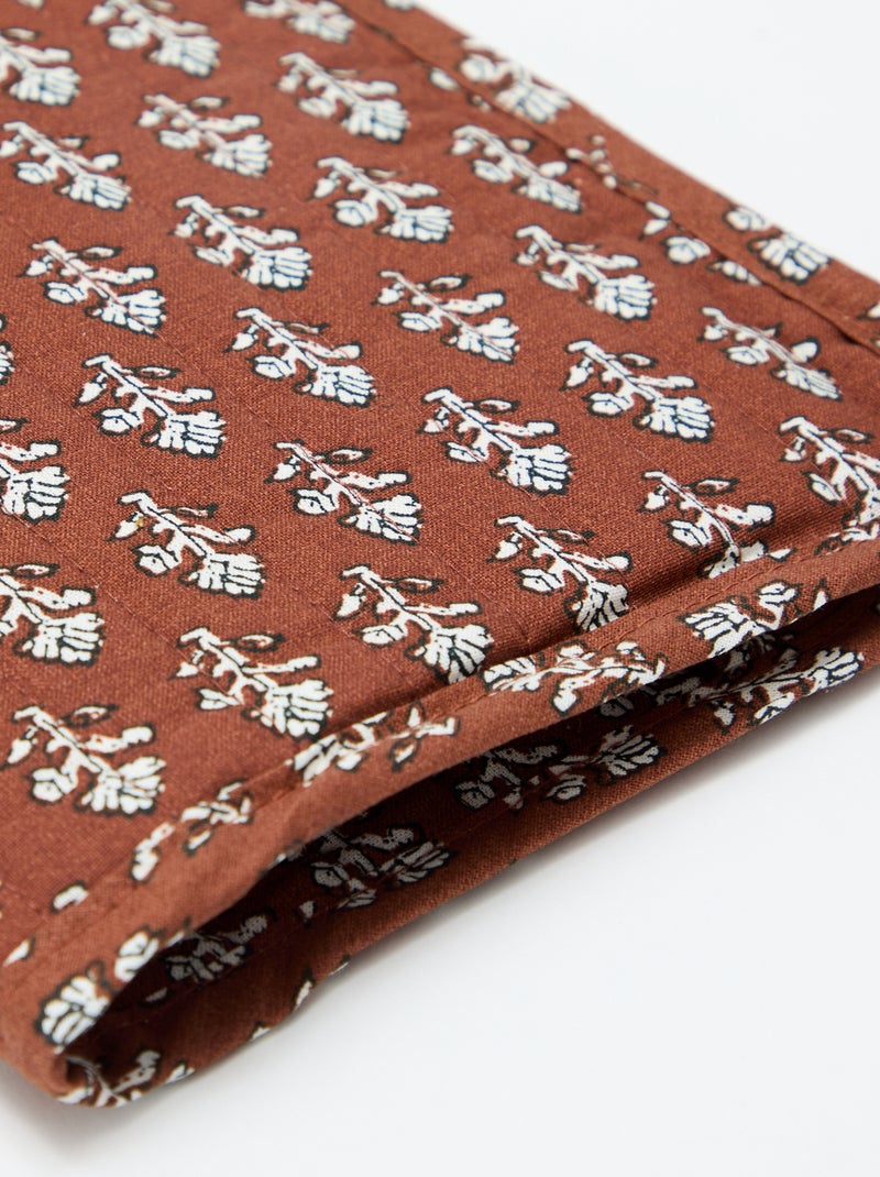 Protector de cuaderno acolchado - Kiabi Home Marron - Kiabi