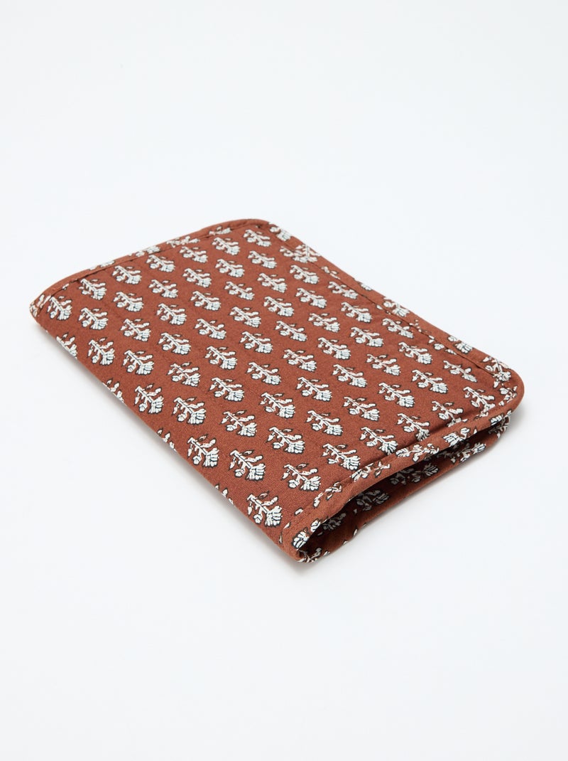 Protector de cuaderno acolchado - Kiabi Home Marron - Kiabi