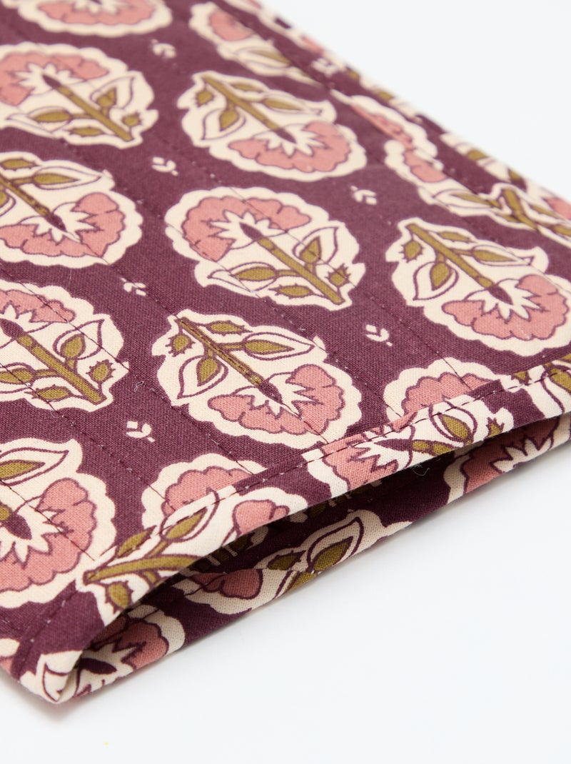 Protector de cuaderno acolchado - Kiabi Home Purpura - Kiabi