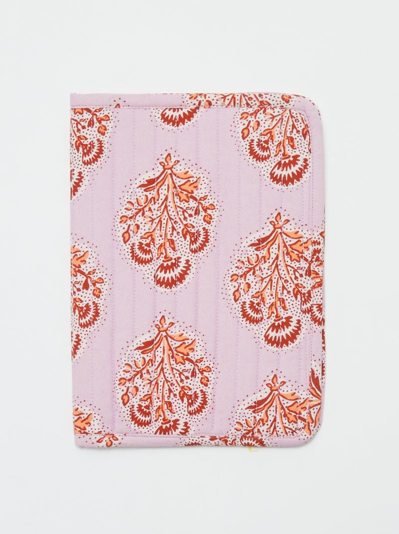 Protector de cuaderno acolchado - Kiabi Home Rosa - Kiabi