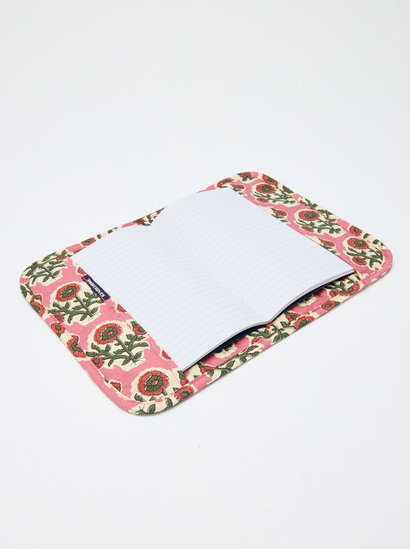 Protector de cuaderno acolchado - Kiabi Home Rosa - Kiabi