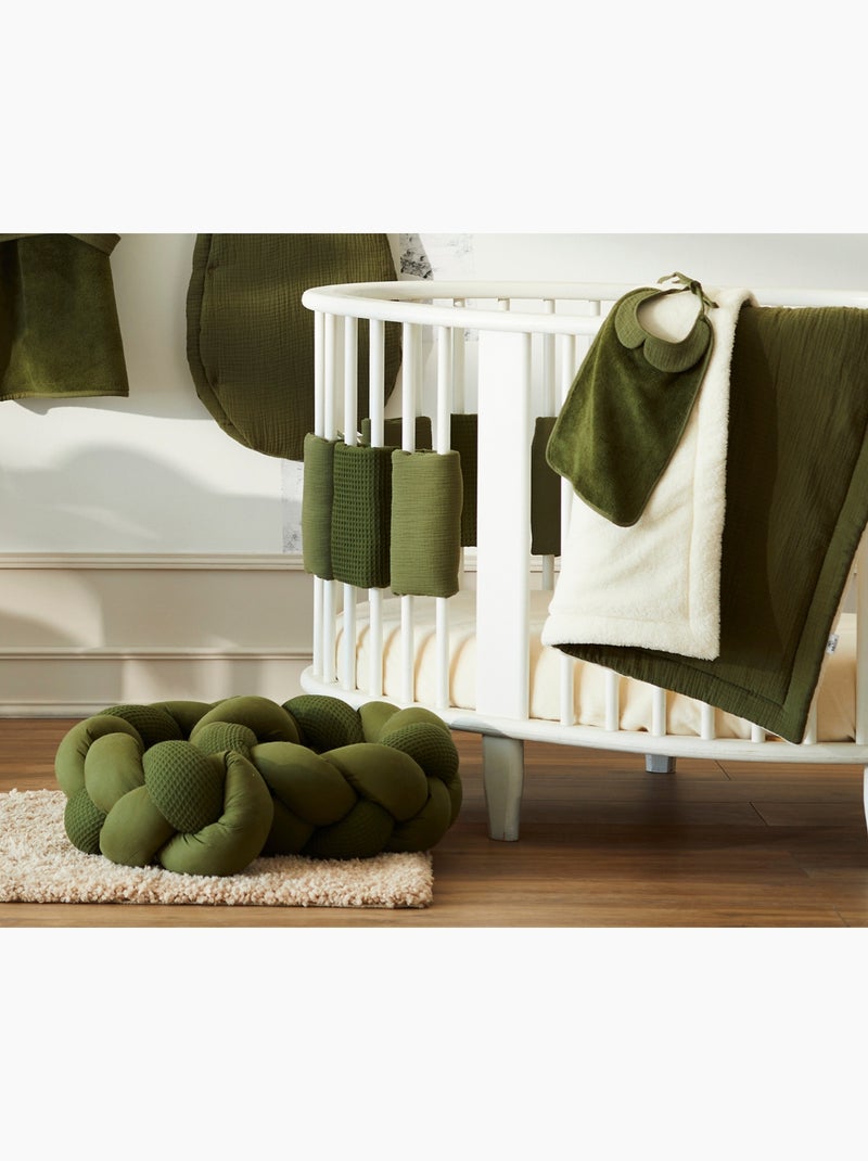 Protector de cuna algodón/poliéster mix and match 10 piezas Verde - Kiabi