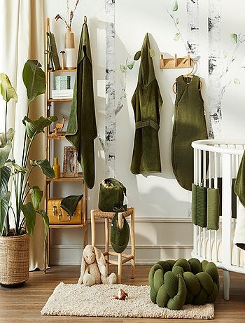 Protector de cuna bebé algodón/poliéster