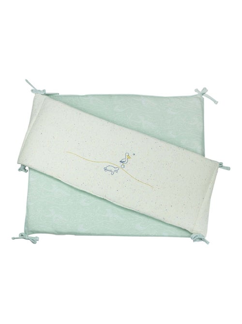 Protector de cuna bebé reversible - Kiabi