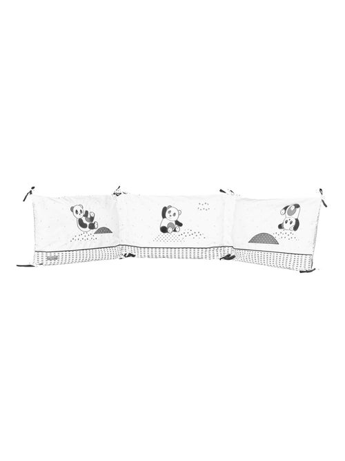 Protector de cuna de algodón blanco - sauthon - Kiabi