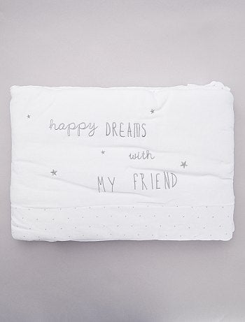 Protector de cuna de terciopelo 'conejo' - Kiabi