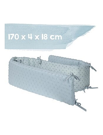 Protector de cuna en algodón orgánico con lunares en relieve - ROBA 'lil planet'