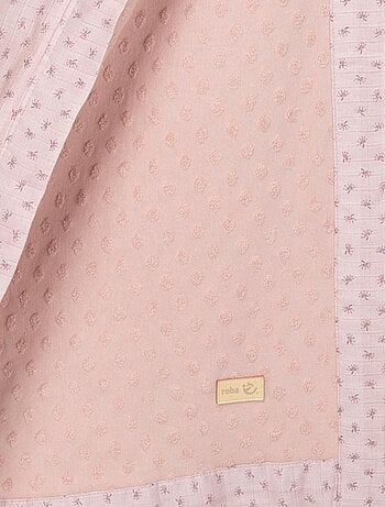 Protector de cuna + manta y peluche en algodón orgánico 'Roba lil planet'